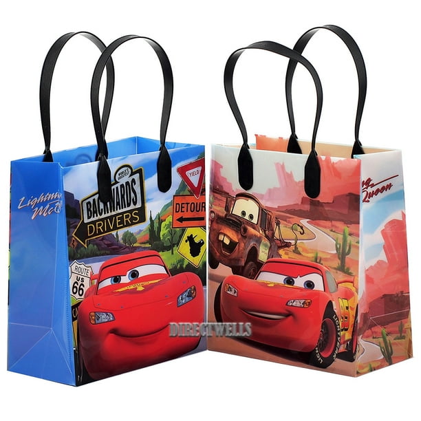 Plastic Party bags 18 pack Cars Disney Pixar Boys